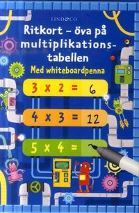 bokomslag Ritkort - öva på multiplikationstabellen