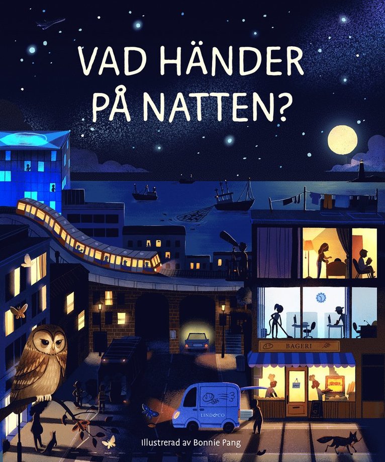 Laura Cowan - Vad händer på natten?, Kartonnage