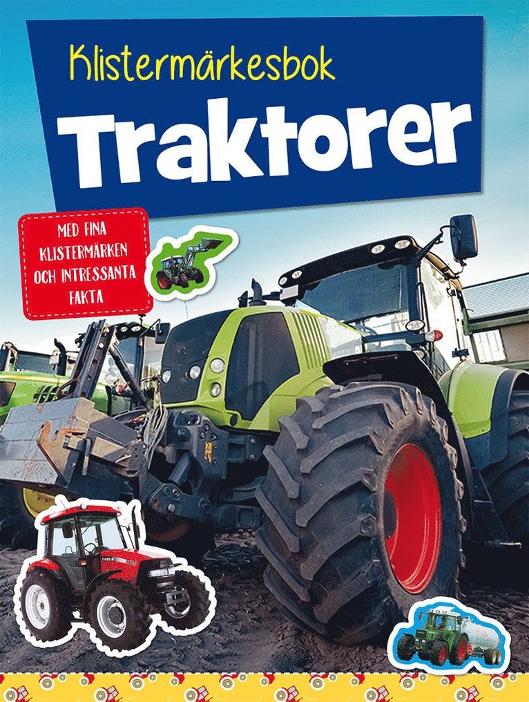 Klistermärkesbok: Traktorer 1