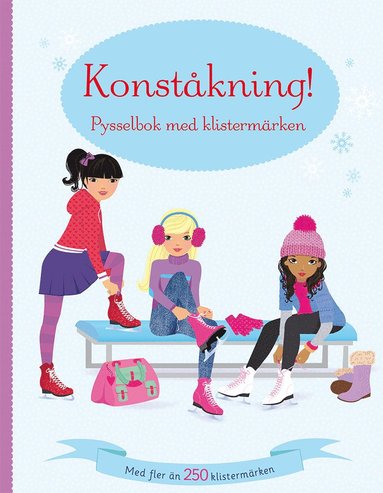 bokomslag Konståkning! Pysselbok med klistermärken