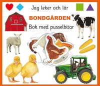 bokomslag Jag leker och lär: bondgården, bok med pusselbitar