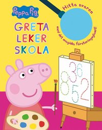 bokomslag Greta leker skola : hitta svaren med det magiska förstoringsglaset!