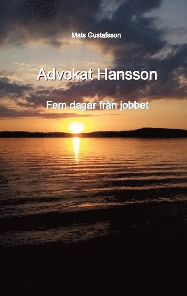 bokomslag Advokat Hansson : fem dagar från jobbet