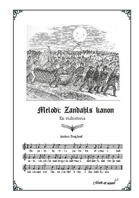 Anders Berglund - Melodi: Zandahls kanon: En vishistoria, Häftad