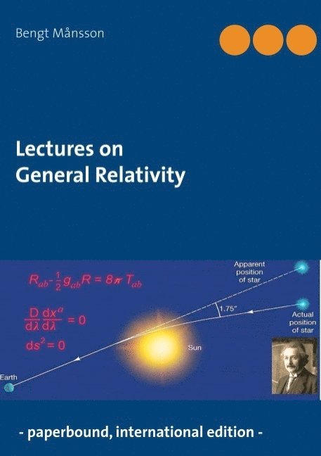 Lectures on General Relativity : - paperbound edition - 1