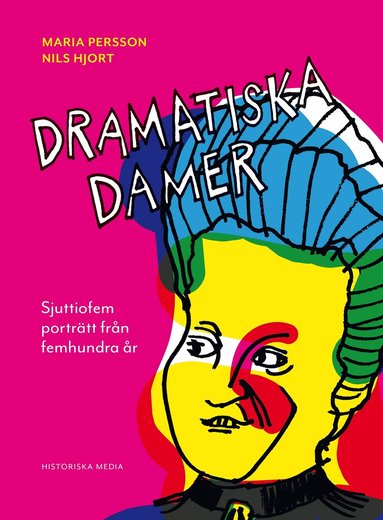 Nils Hjort - Dramatiska damer : sjuttiofem porträtt från femhundra år, Inbunden