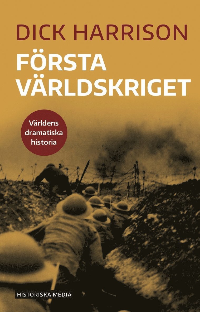 Dick Harrison - Första världskriget, Häftad