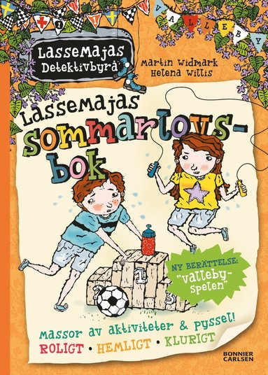 bokomslag LasseMajas sommarlovsbok. Vallebyspelen