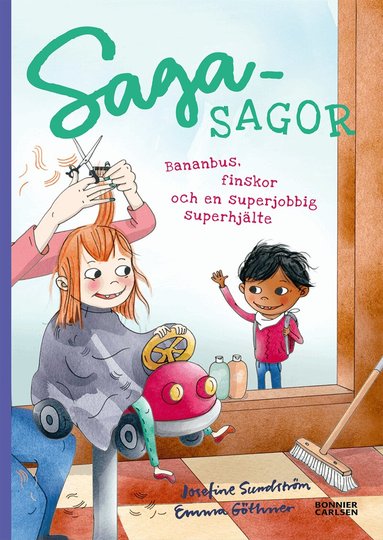 Josefine Sundström - Bananbus, finskor och en superjobbig superhjälte, Inbunden