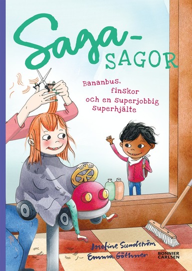 bokomslag Bananbus, finskor och en superjobbig superhjälte
