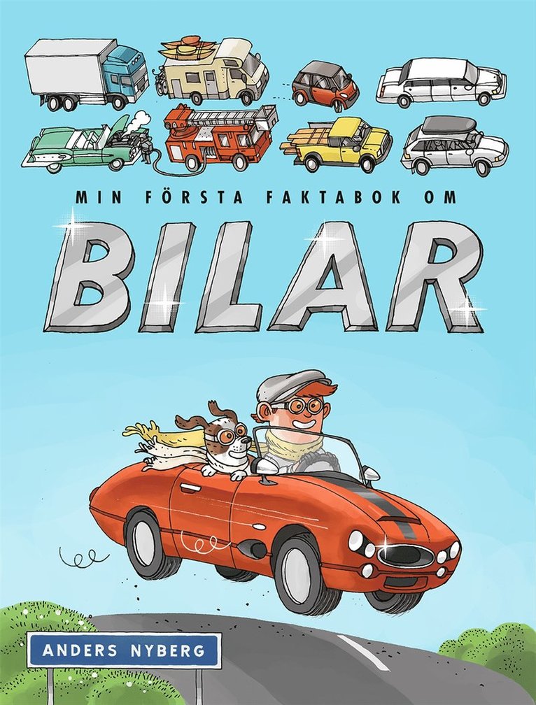 Anders Nyberg - Min första faktabok om bilar, Inbunden