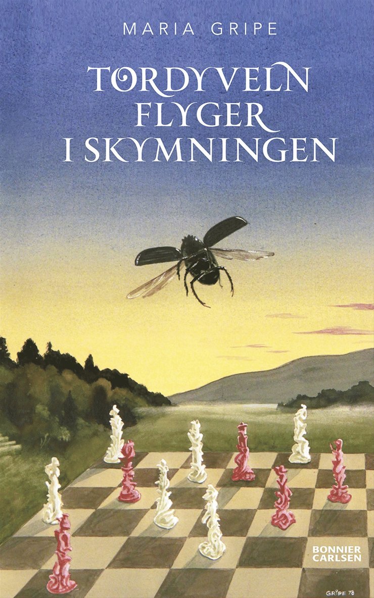 Tordyveln flyger i skymningen 1