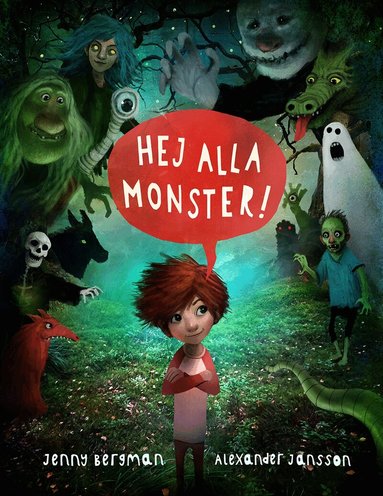 Jenny Bergman, Alexander Jansson - Hej alla monster!, Inbunden