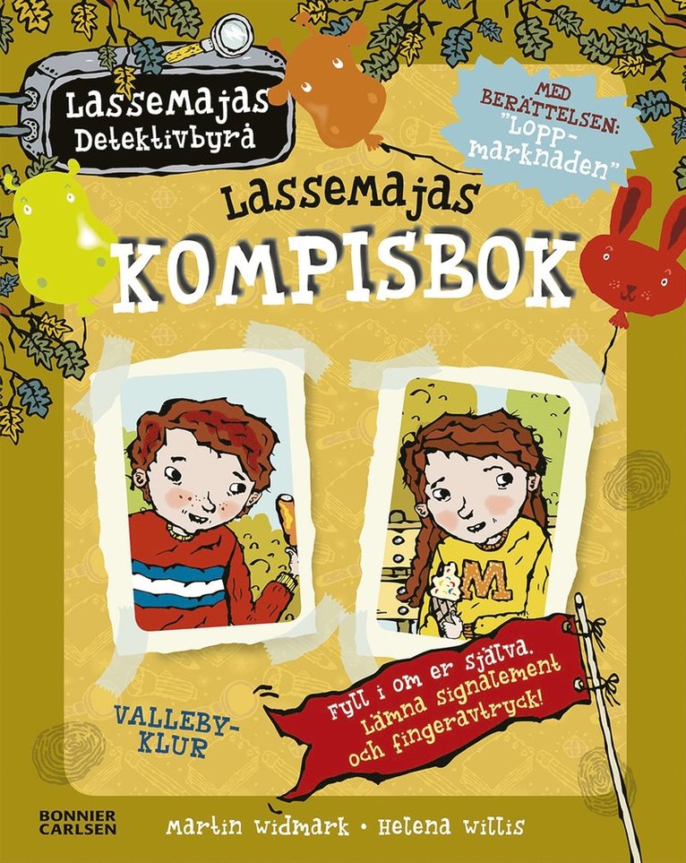 Martin Widmark - LasseMajas kompisbok, Inbunden