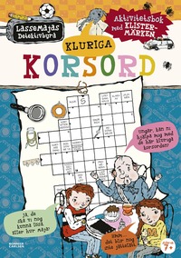 bokomslag Kluriga korsord : aktivitetsbok med klistermärken
