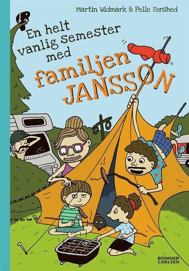 Martin Widmark - En helt vanlig semester med familjen Jansson, Inbunden