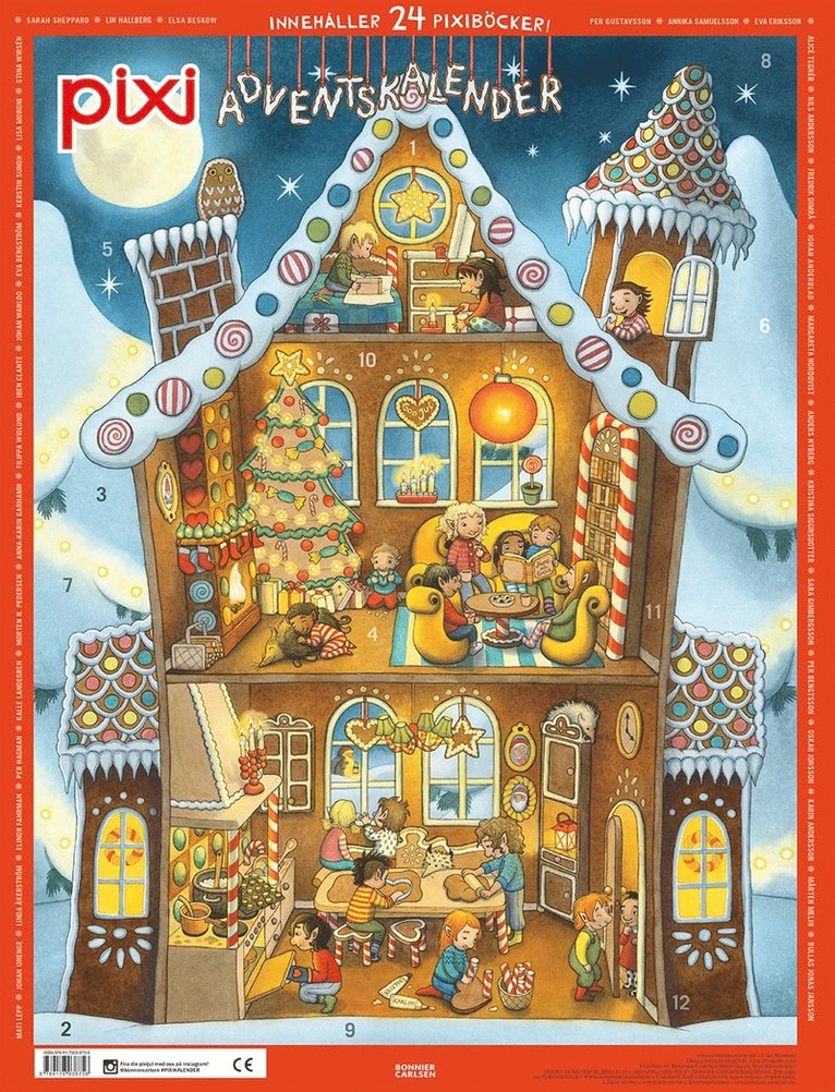 Pixi adventskalender – Lisa Moroni, Häftad