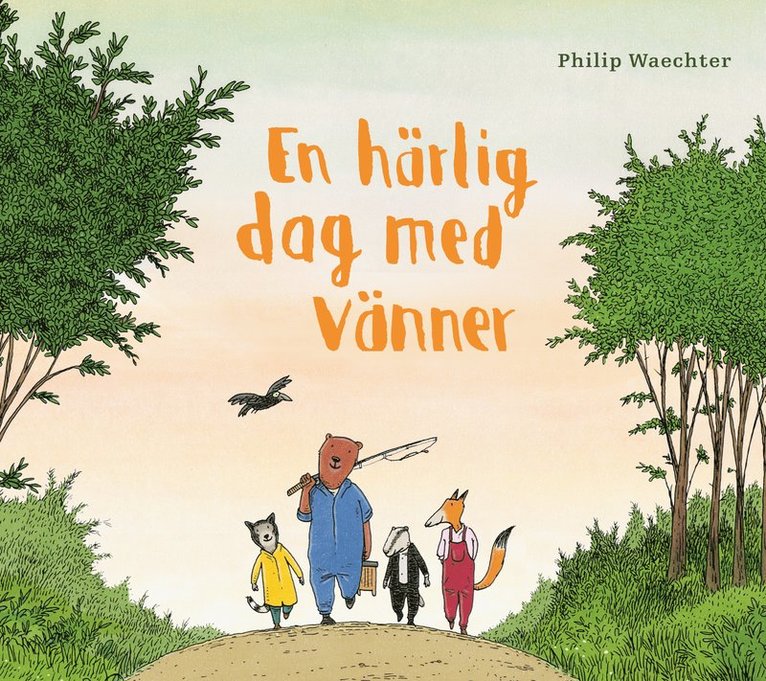 Philip Waechter - En härlig dag med vänner, Inbunden