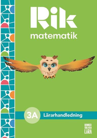 bokomslag Rik matematik 3 A Lärarhandledning, bok + digitala resurser