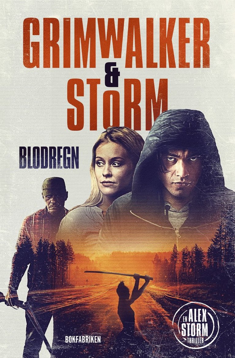 Leffe Grimwalker, Alex Storm - Blodregn, Kartonnage