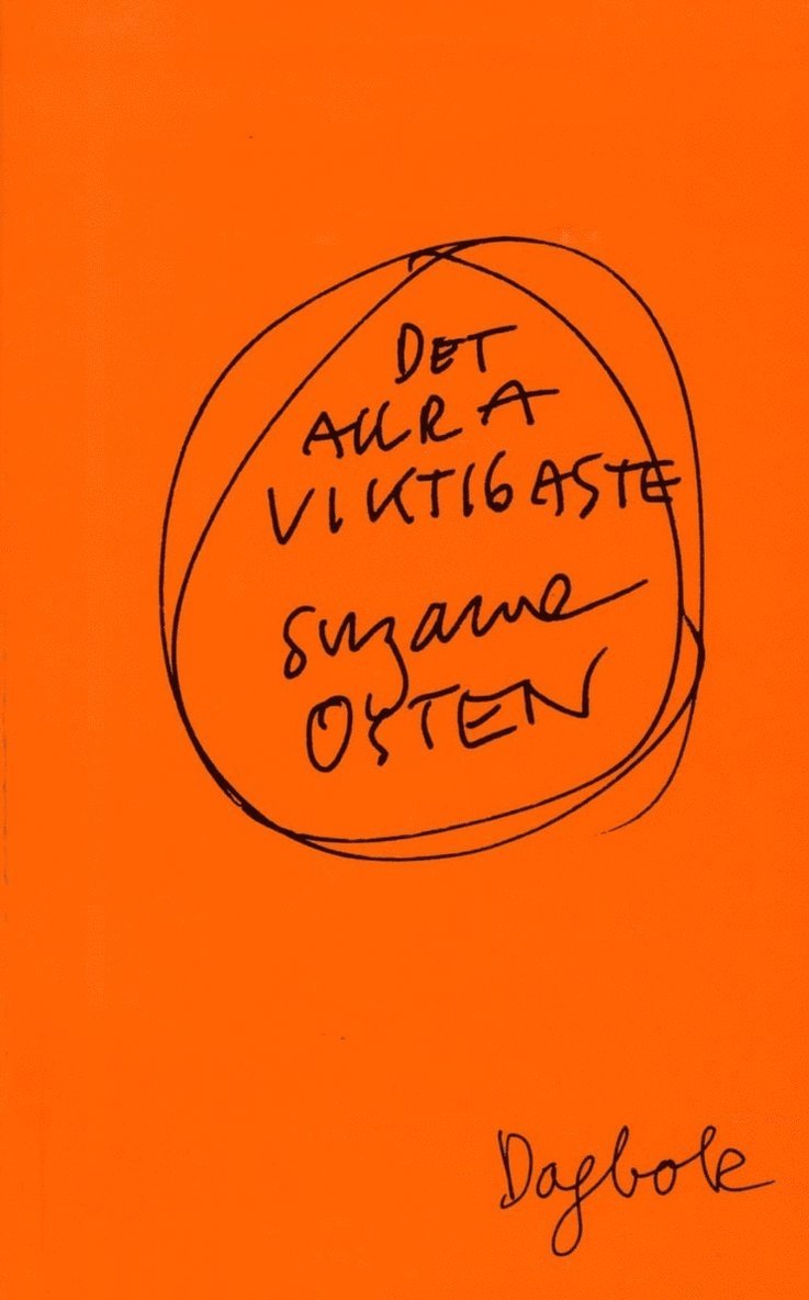 Suzanne Osten - Det allra viktigaste. Dagbok, Häftad