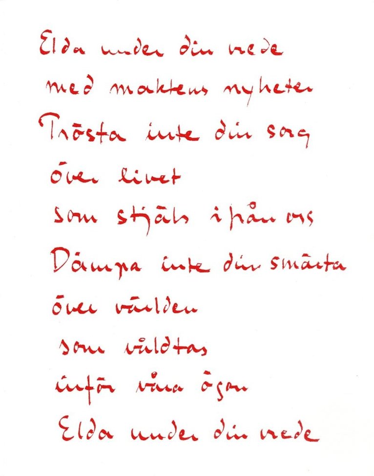 Carina Agnesdotter - Dikt i rörelse : Ingrid Sjöstrand och poesins retorik i kvinnornas fredsrörelse 1979-1982, Häftad
