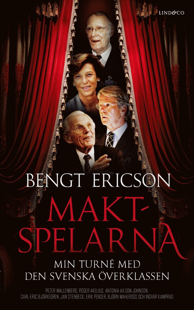 Bengt Ericson - Maktspelarna : min turné med den svenska överklassen, Inbunden