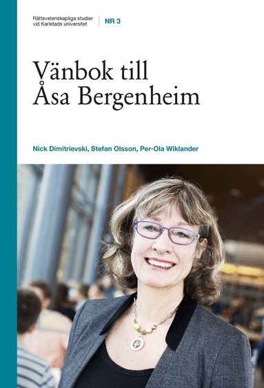 Nick Dimitrievski, Stefan Olsson, Per-Ola Wiklander - Vänbok till Åsa Bergenheim, Häftad