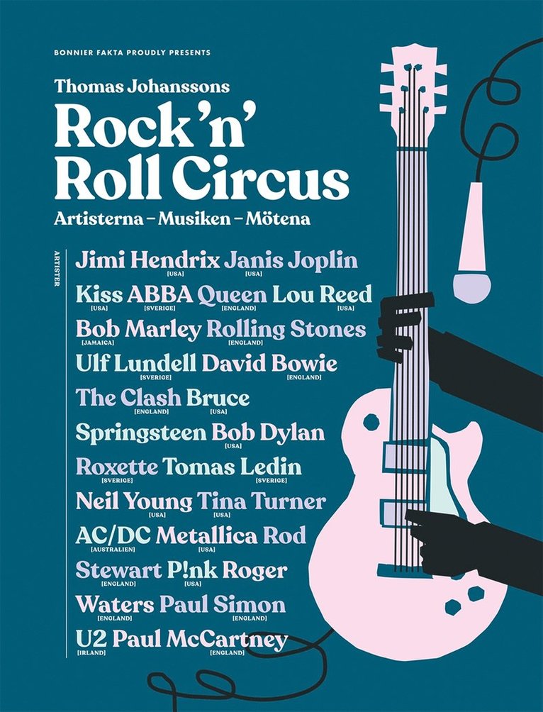 Thomas Johansson, Mats Olsson - Rock 'n' roll circus : artisterna, musiken, mötena, Inbunden