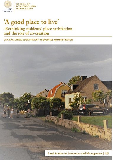Lisa Källström - A good place to live, Häftad
