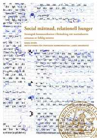 bokomslag Social mättnad, relationell hunger