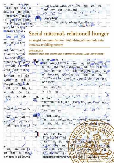 bokomslag Social mättnad, relationell hunger