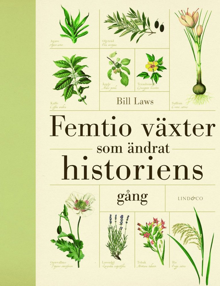 Bill Laws - Femtio växter som ändrat historiens gång, Inbunden