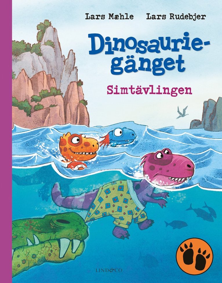 Dinosauriegänget. Simtävlingen