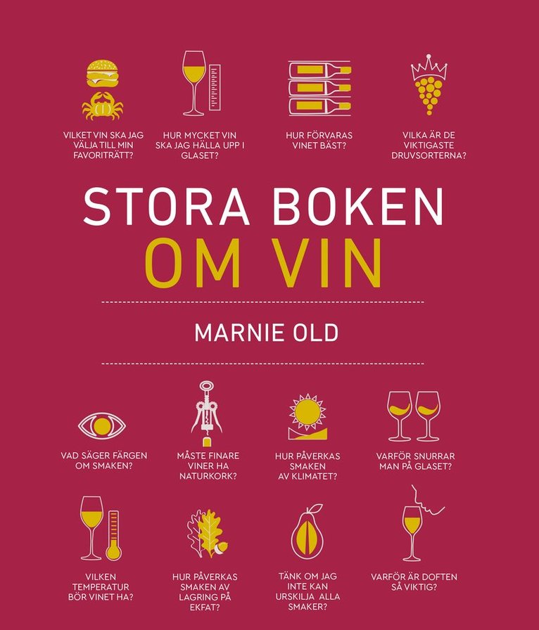 Marnie Old - Stora boken om vin, Inbunden