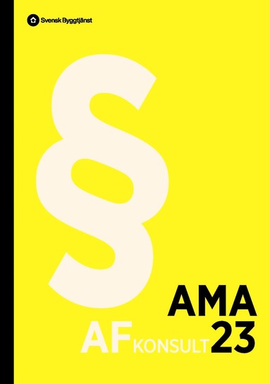 AMA AF Konsult 23, Inbunden