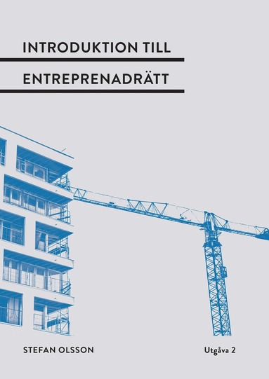 bokomslag Introduktion till entreprenadrätt