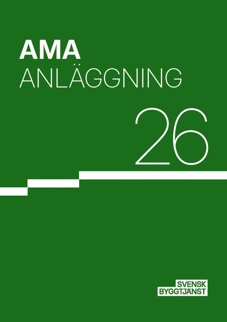 AMA Anläggning 26, Inbunden