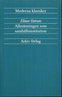 bokomslag Allmänningen som samhällsinstitution