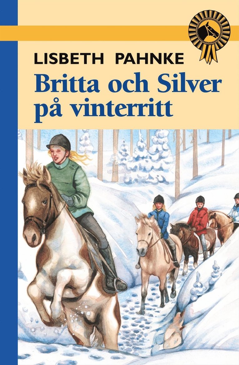 Lisbeth Pahnke - Britta och Silver på vinterritt, Kartonnage