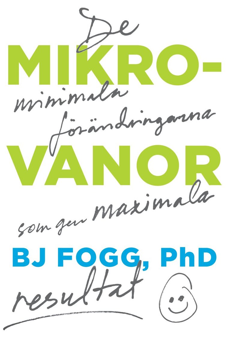 BJ Fogg - Mikrovanor : de minimala förändringarna som ger maximala resultat, Inbunden