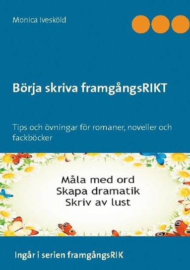 bokomslag Börja skriva framgångsRIKT : tips och övningar för romaner, noveller och fackböcker