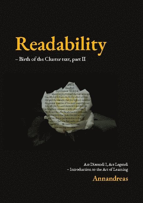 Readability : birth of the cluster text - introduction to the art of learning. Part II 1