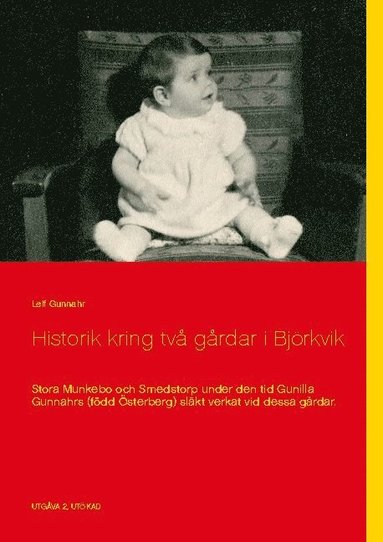 bokomslag Historik kring två gårdar i Björkvik: Stora Munkebo och Smedstorp under den tid Gunilla Gunnahrs (född Österberg) släkt verkat vid dessa gårdar.