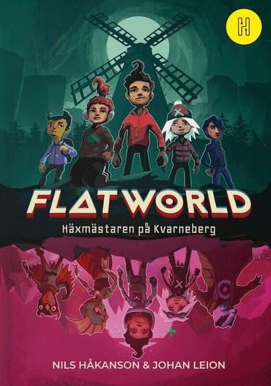 Nils Håkanson - Flatworld - Häxmästaren på Kvarneberg, Kartonnage