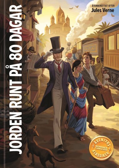 Jules Verne - Jorden runt på 80 dagar, Inbunden