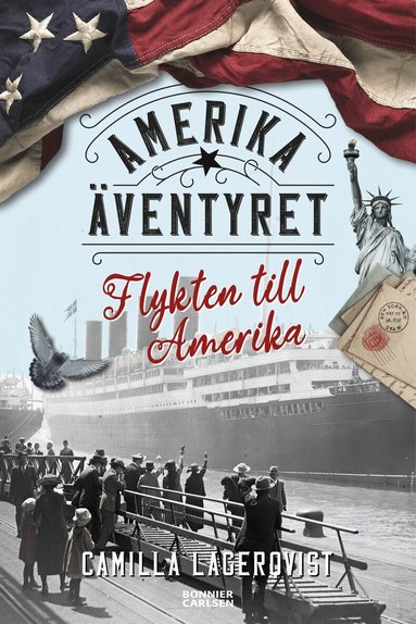Camilla Lagerqvist - Flykten till Amerika, Kartonnage