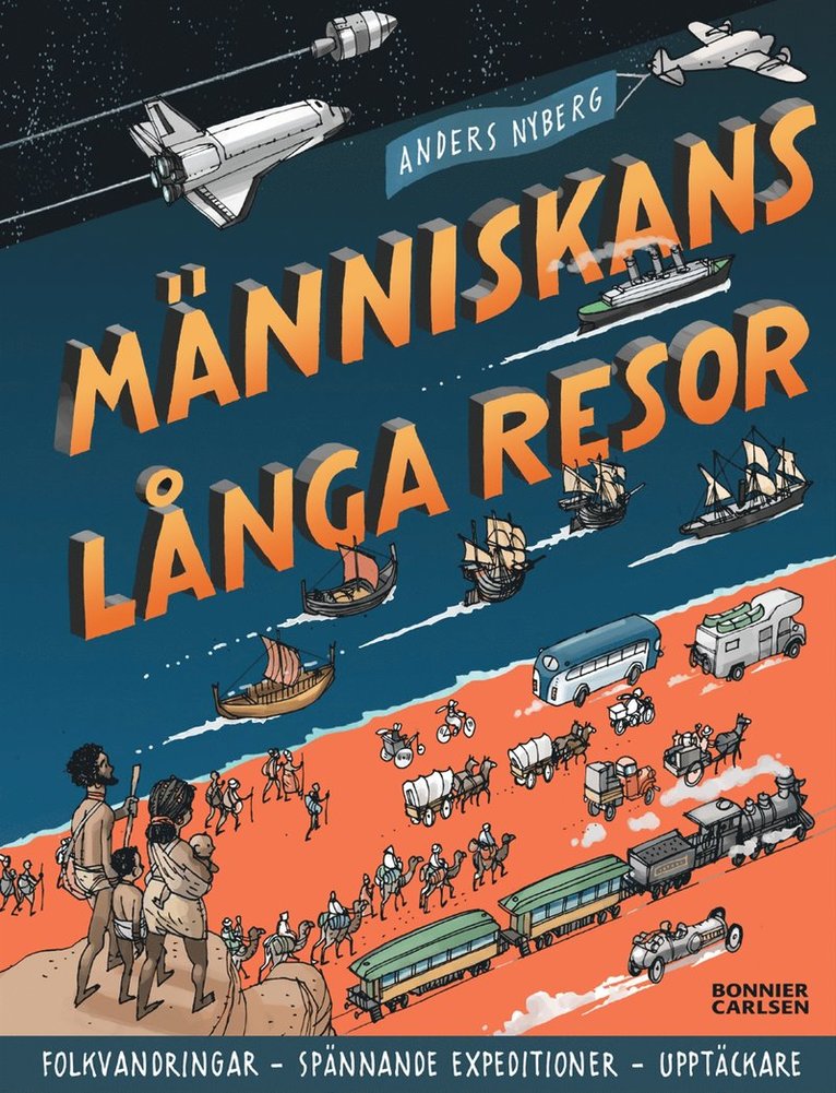 Anders Nyberg - Människans långa resor, Inbunden