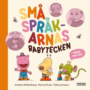 Maria Strutz, Andrea Wallenberg - Småspråkarnas babytecken - pekbok med film, Inbunden