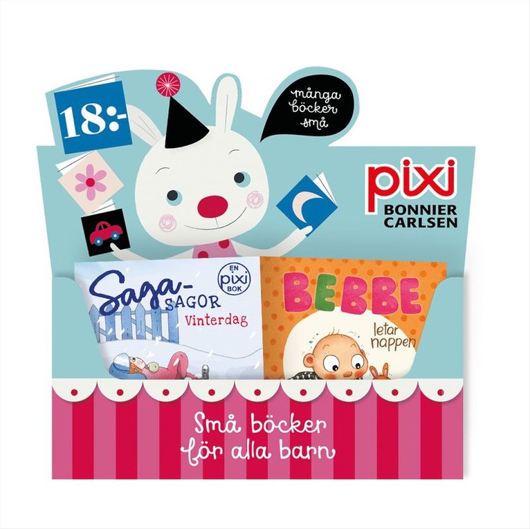 Pixi säljförpackning serie 260, Häftad